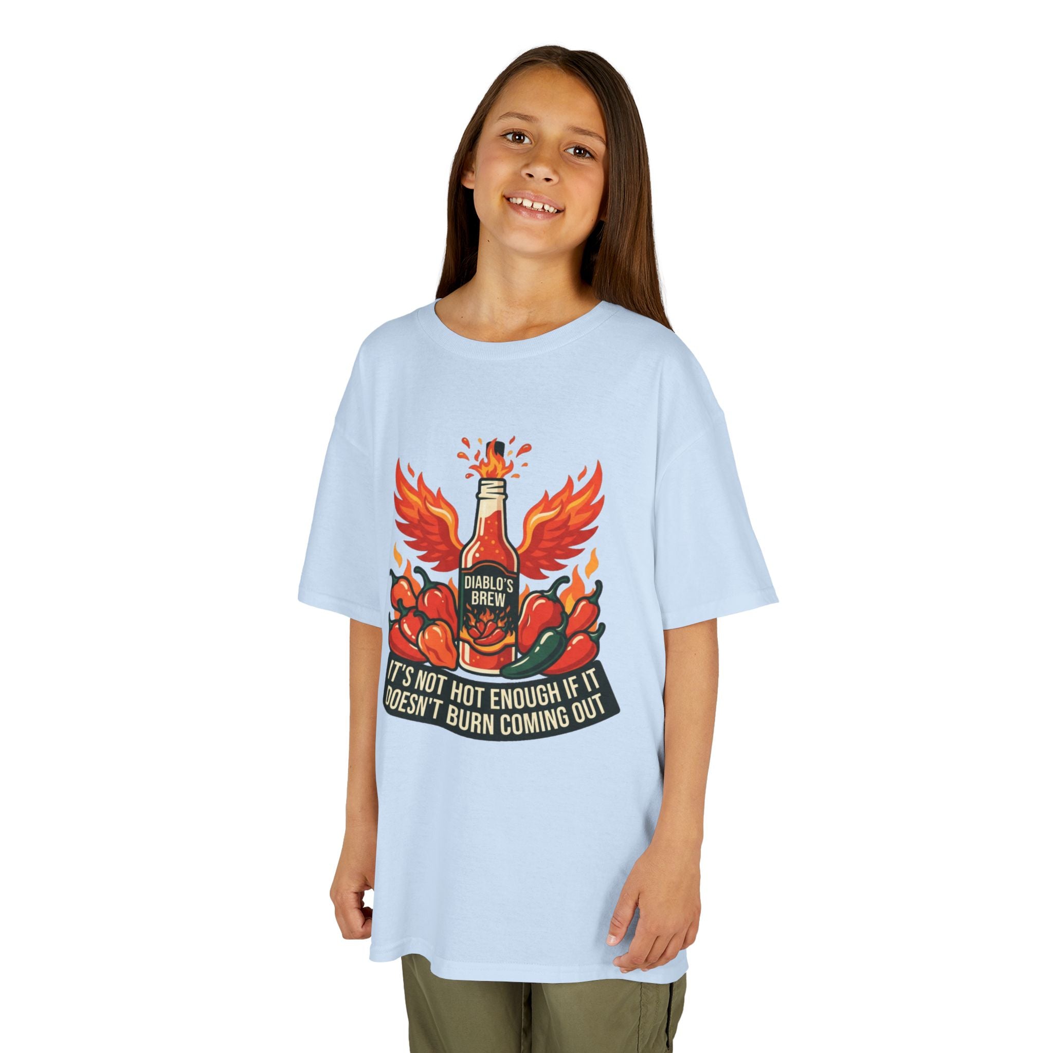 "Burns Coming Out" Kids Tee