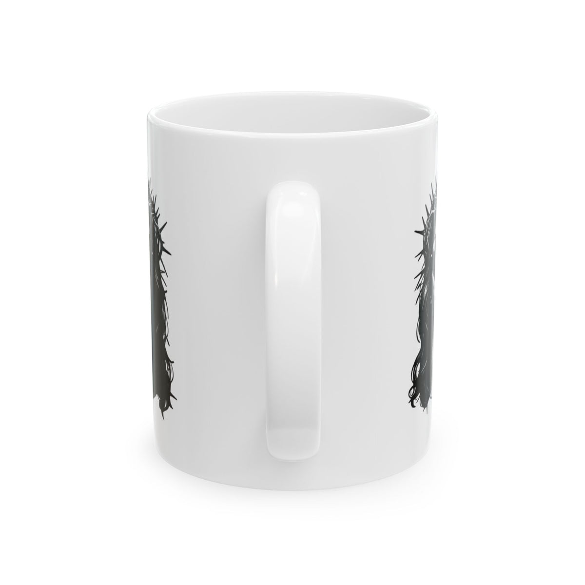 "Good Book Series - Son of A Virgin" White Ceramic Mug — Graphic