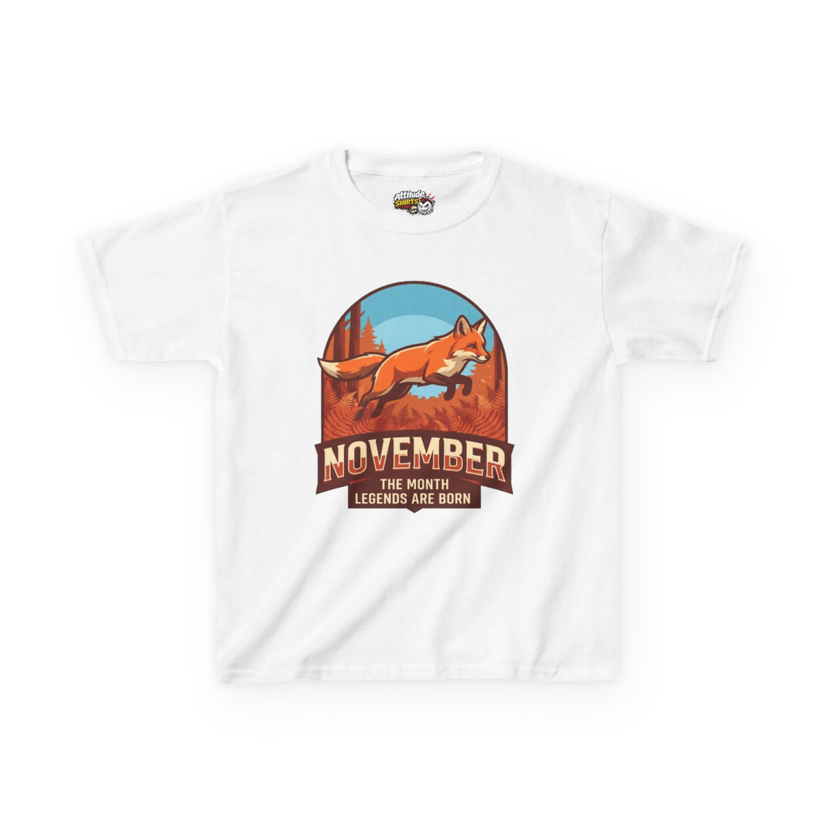 Color: White | November Legend Kids Tee