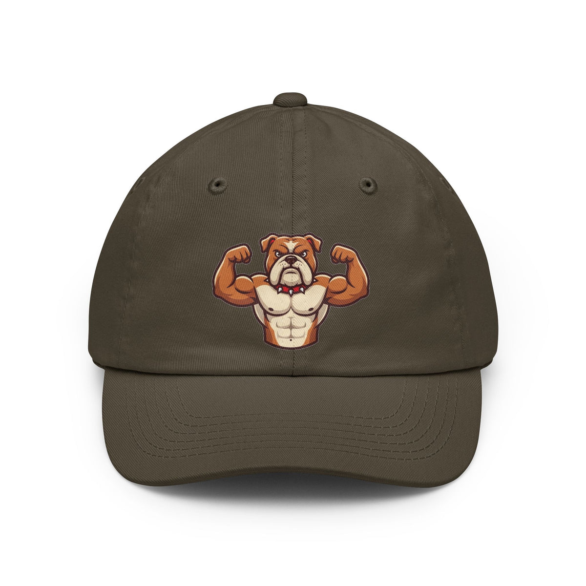 Color: Olive | Bull Credible Dad Hat — Graphic