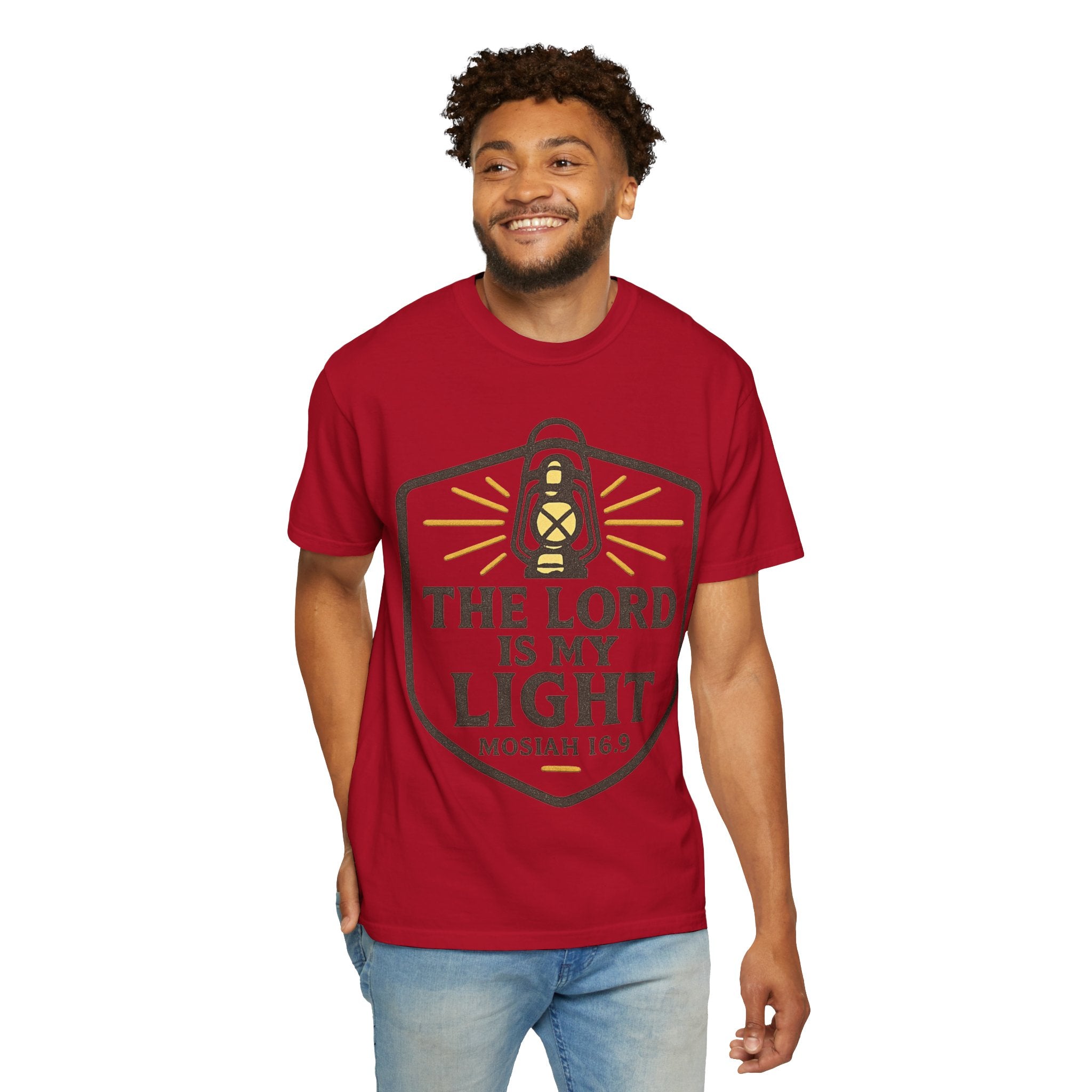 "The Lord is My Light" Unisex Garment-Dyed T-shirt
