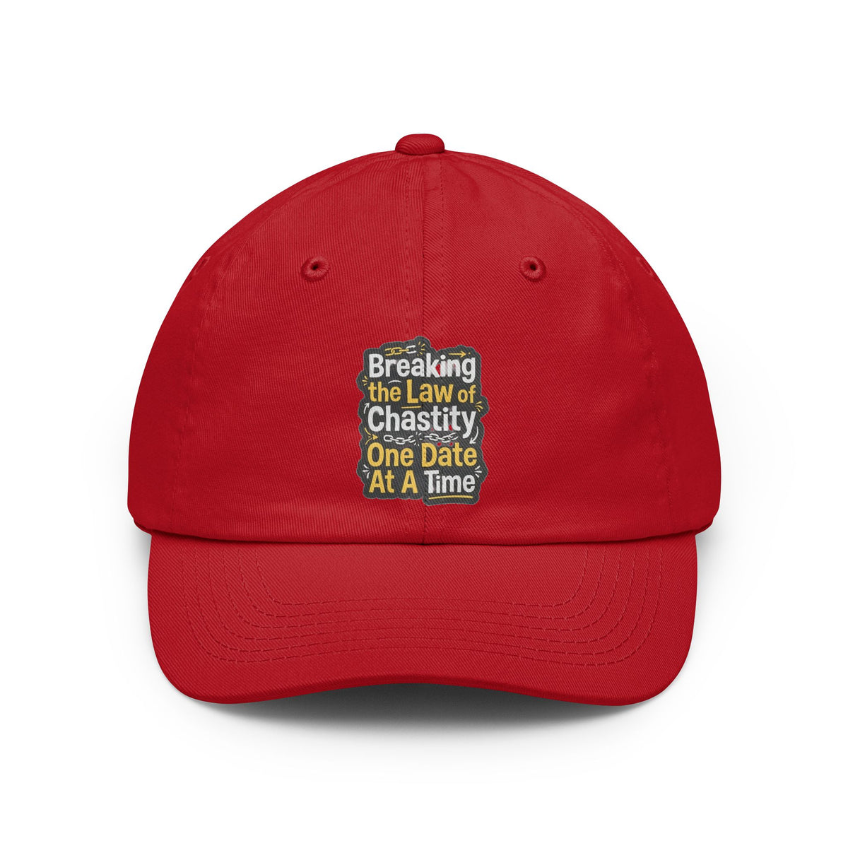 Color: Red | Breaking the Law of Chastity Dad Hat