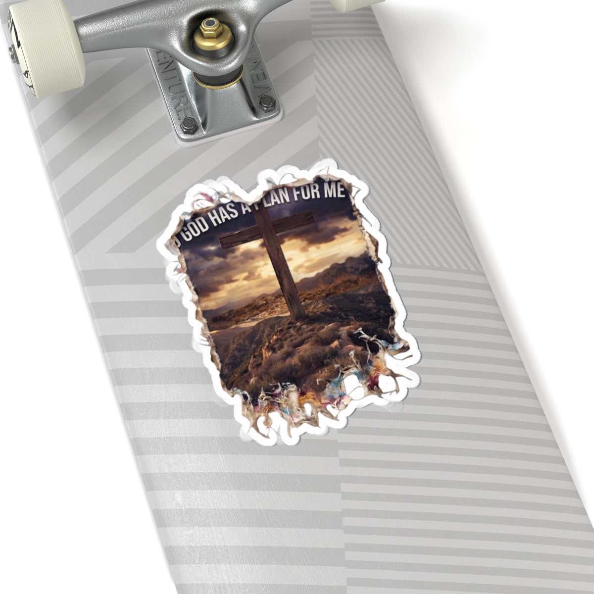 "God Has A Plan For Me" Sticker — Main