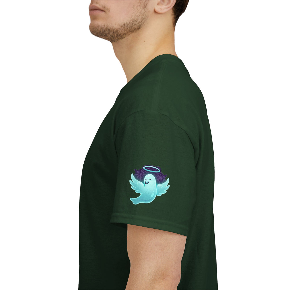 Color: Forest Green | Holy Spirit of Halloween Premium Graphic Tee