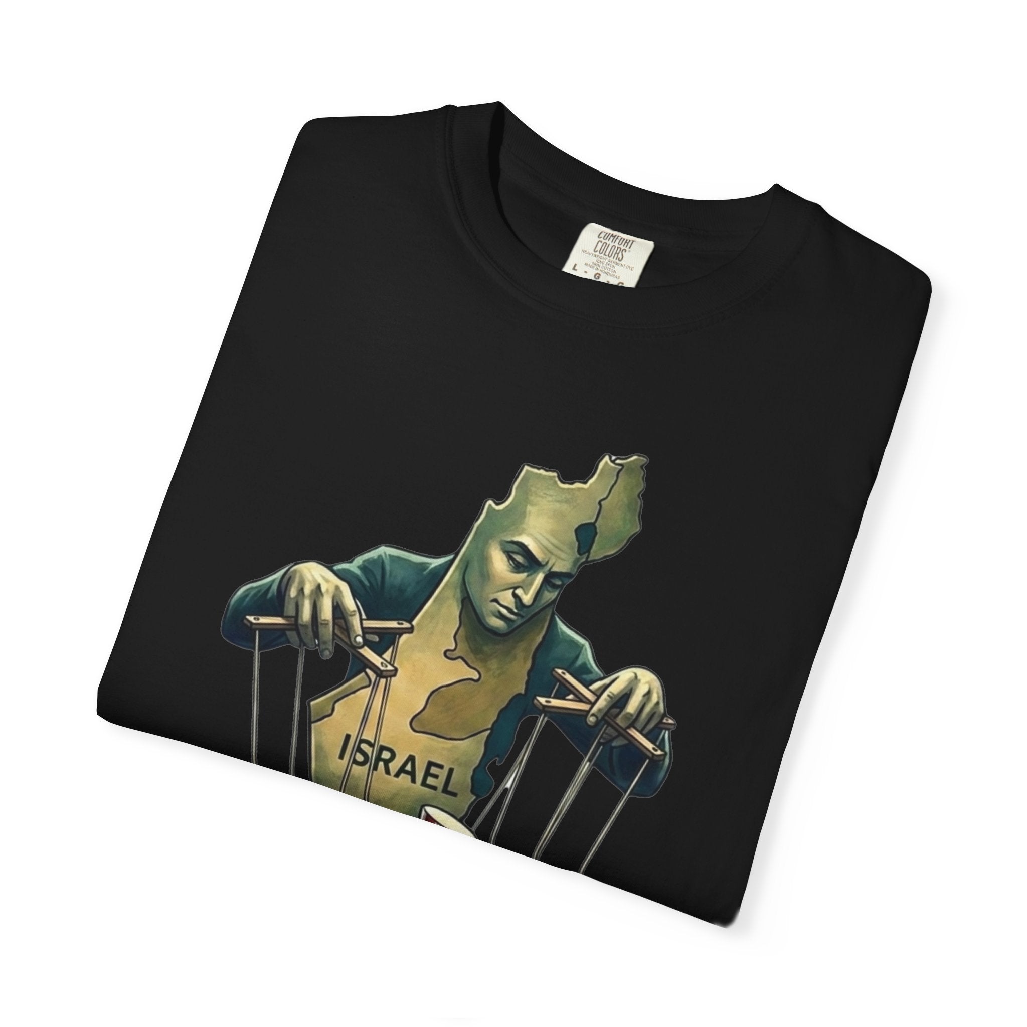 "The Global Puppet Master" Unisex Garment-Dyed T-shirt
