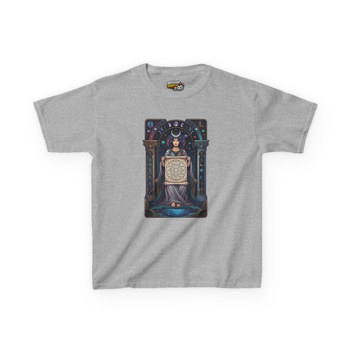 "The Cosmic Tarot (High Priestess)" Kids Tee