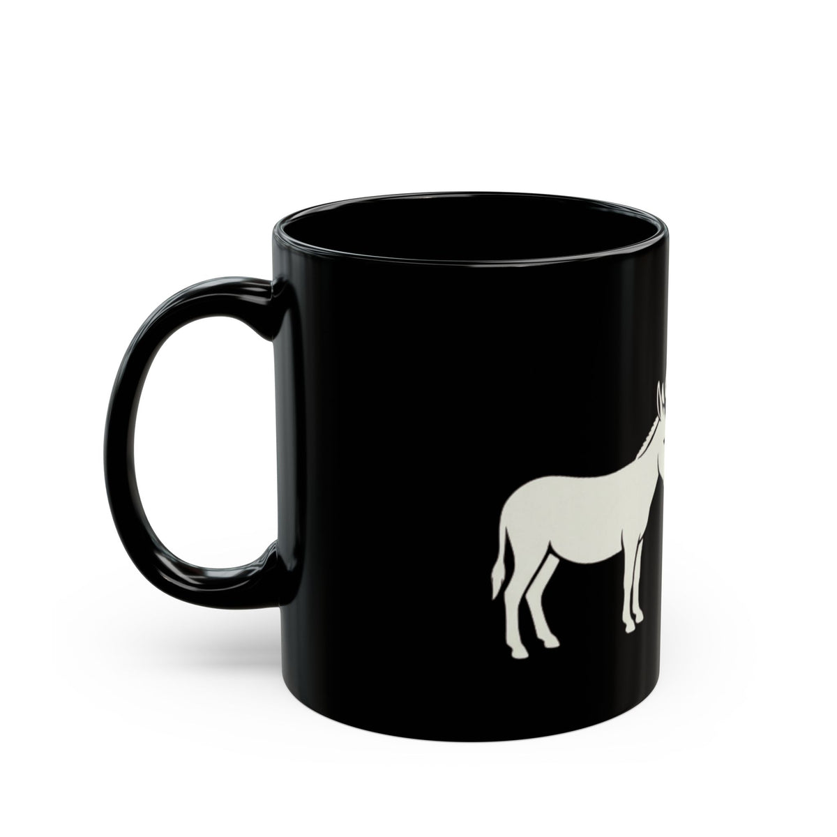 "Good Book Series Ezekiel 23 20 Love Language" Black Ceramic Mug — Graphic