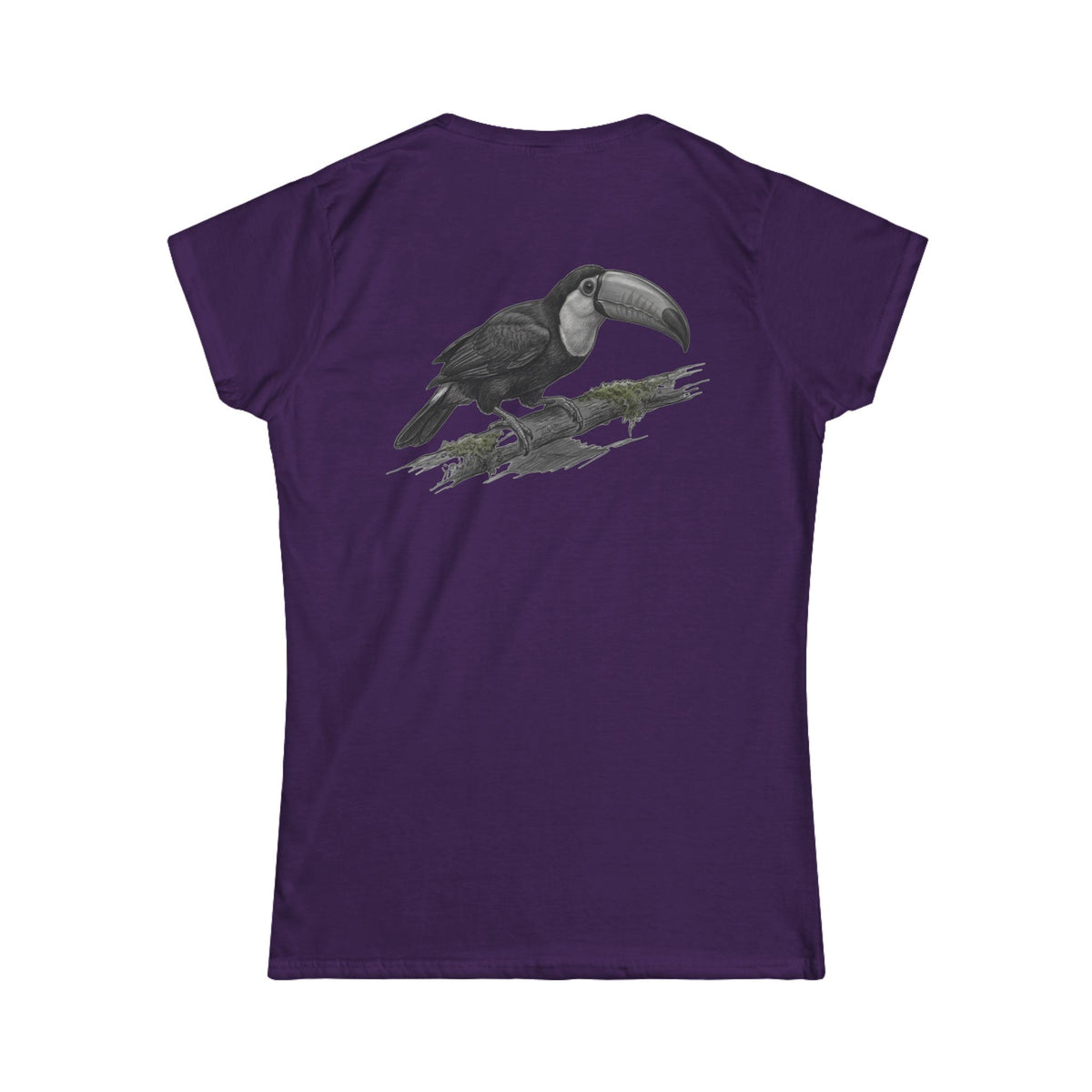"Pencil Sketch Art Toucan" Women's Tee
