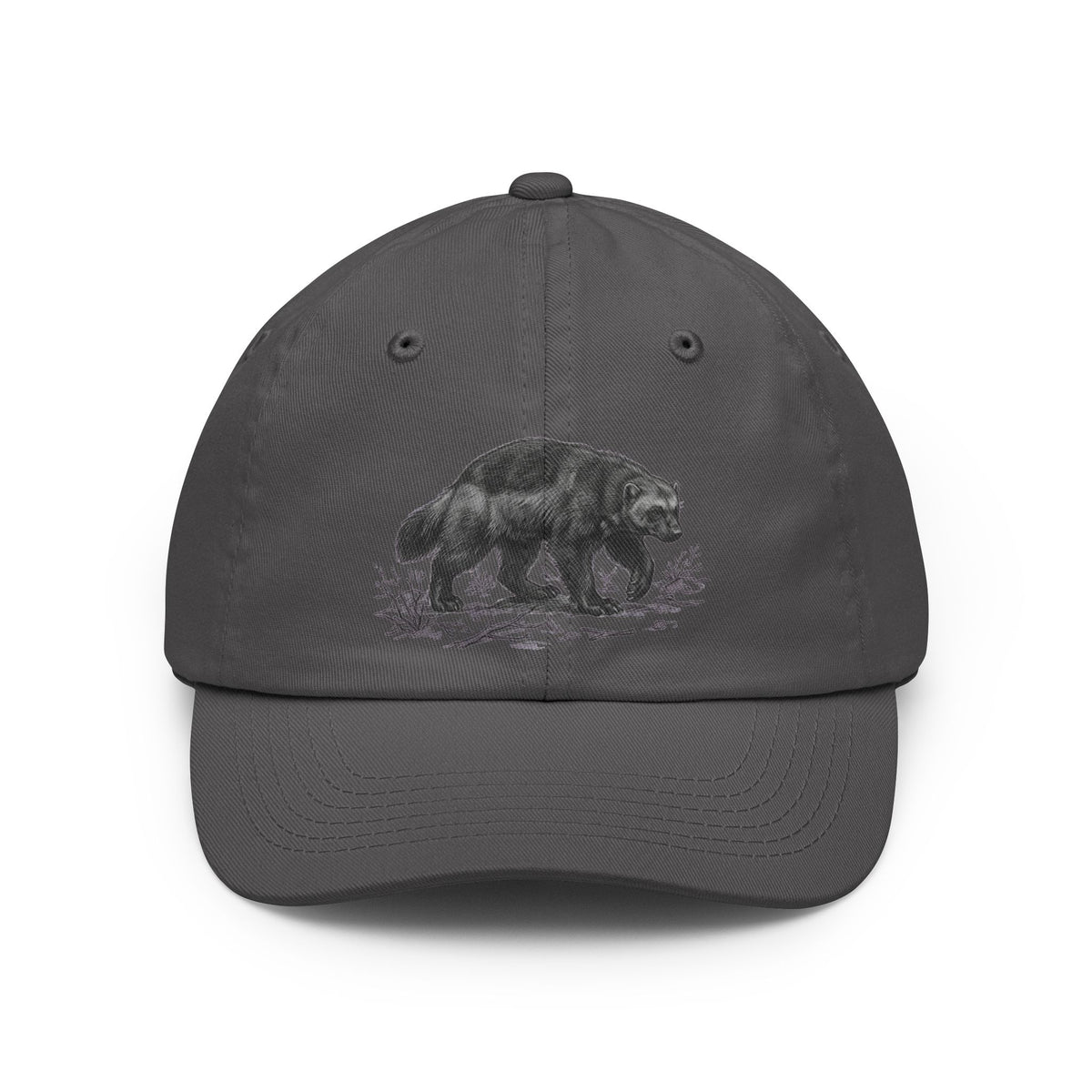 Color: Charcoal | Pencil Sketch Art Wolverine Dad Hat