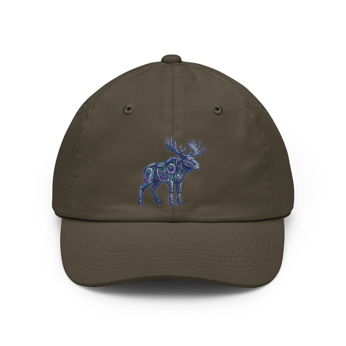 Color: Olive | Cyber Moose Dad Hat
