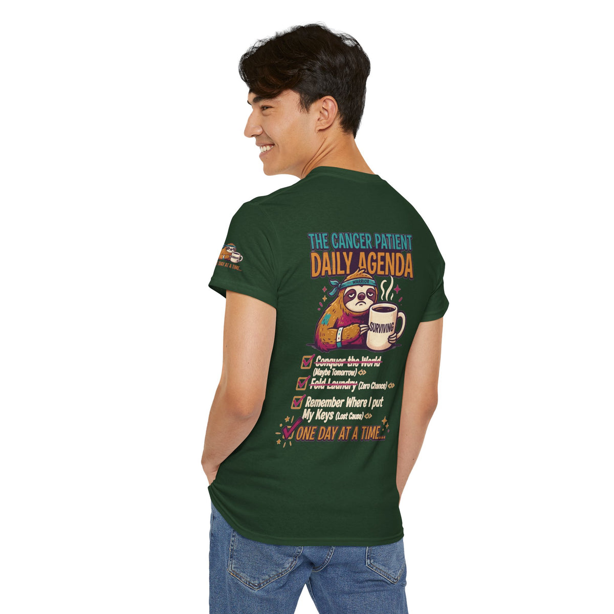 "Cancer One Day At A Time" Premium Graphic Tee