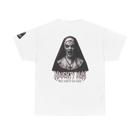 Color: White | Naughty Nun Premium Graphic Tee