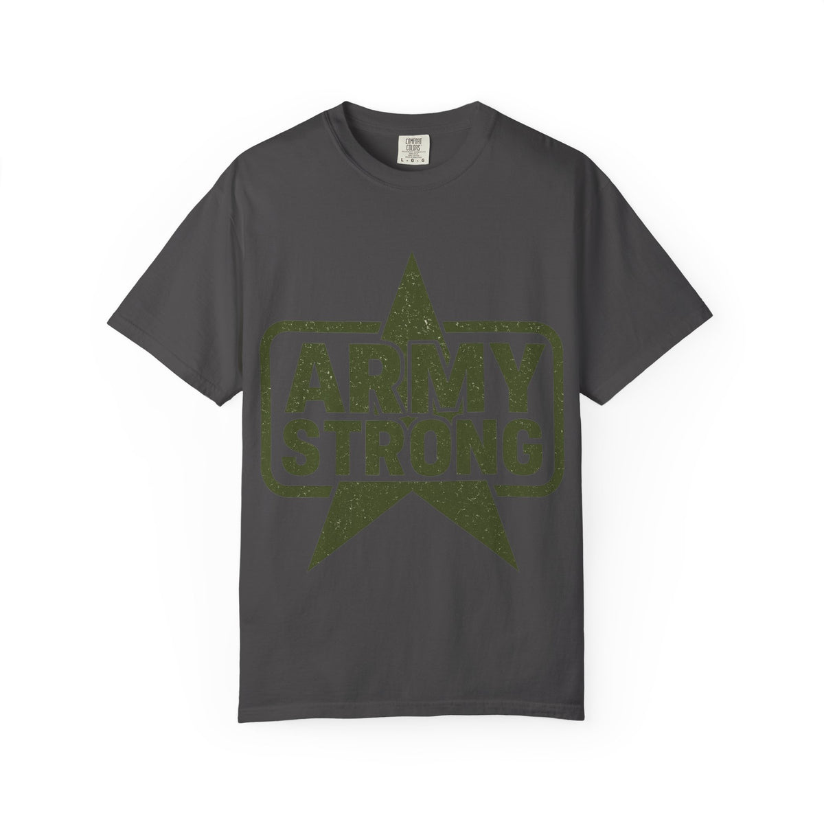 Color: Graphite | Army Strong Unisex Garment-Dyed T-shirt