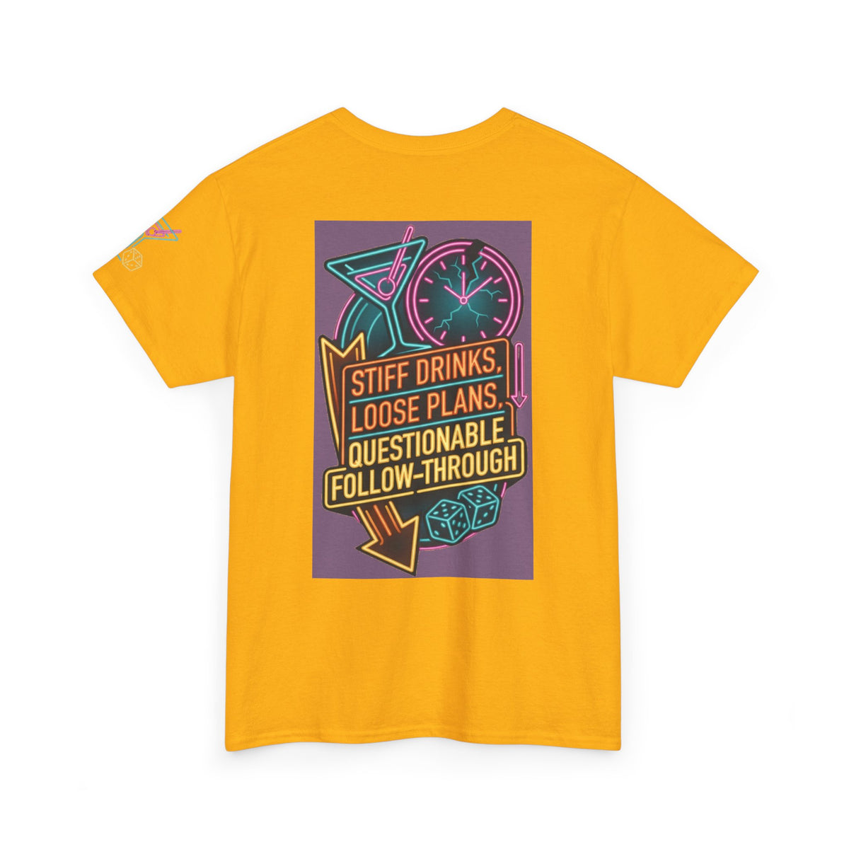 "Stiff Drinks Loose Plans" Premium Graphic Tee