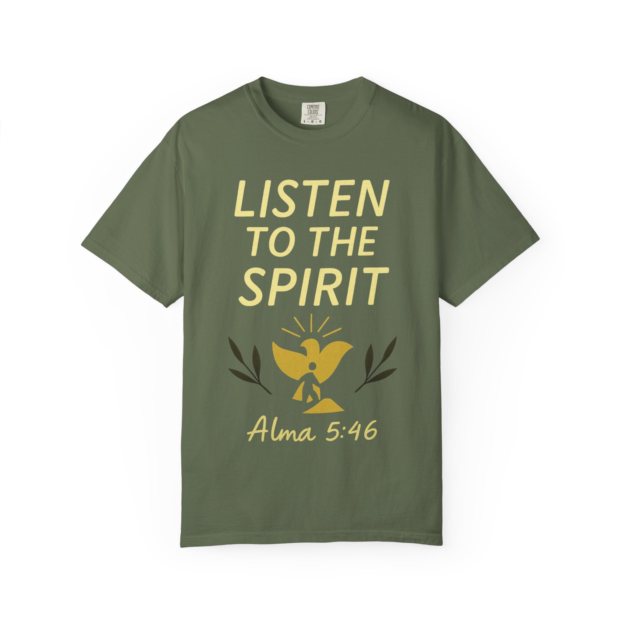 "Listen to the Spirit" Unisex Garment-Dyed T-shirt