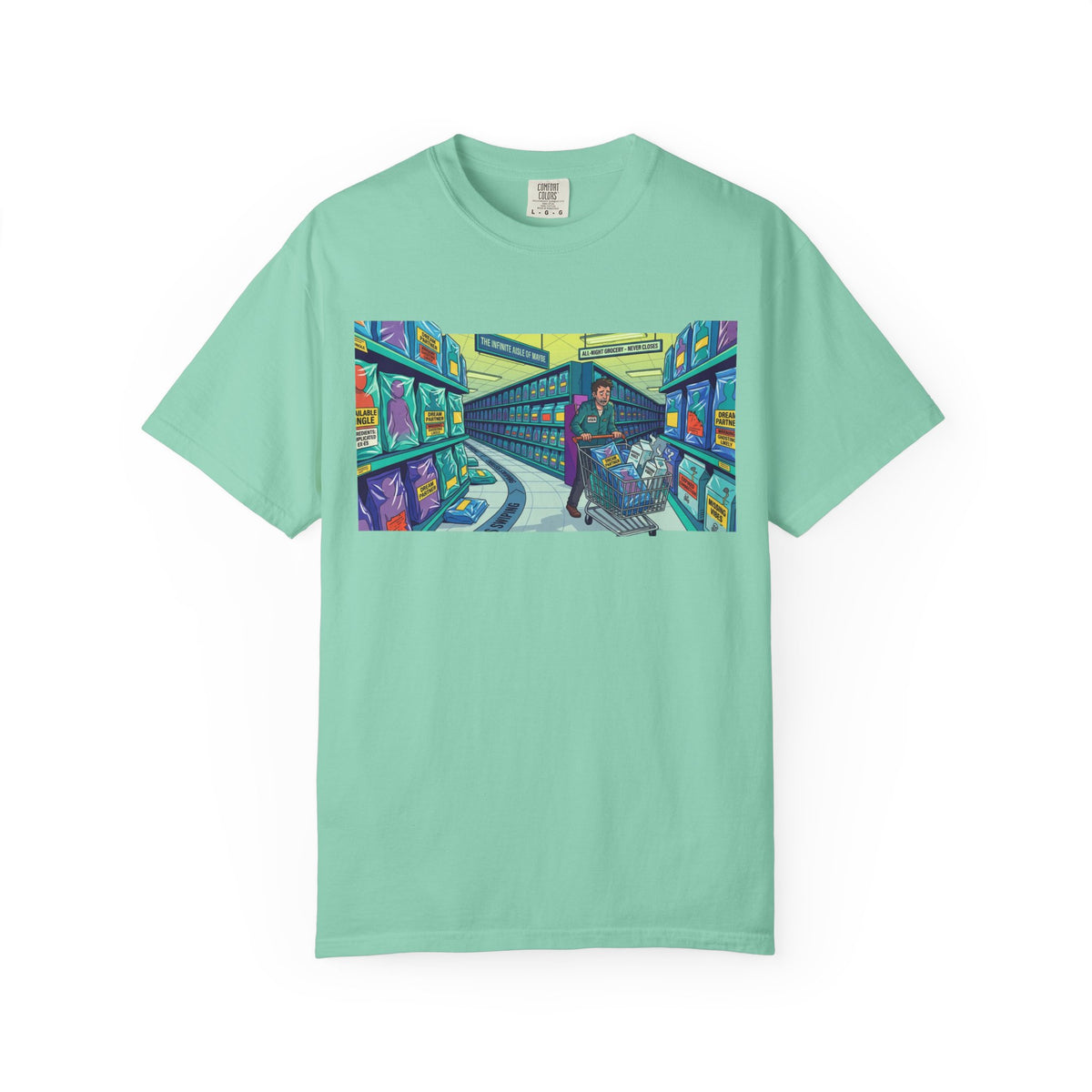 Color: Island Reef | Infinite Dating Unisex Garment-Dyed Tee