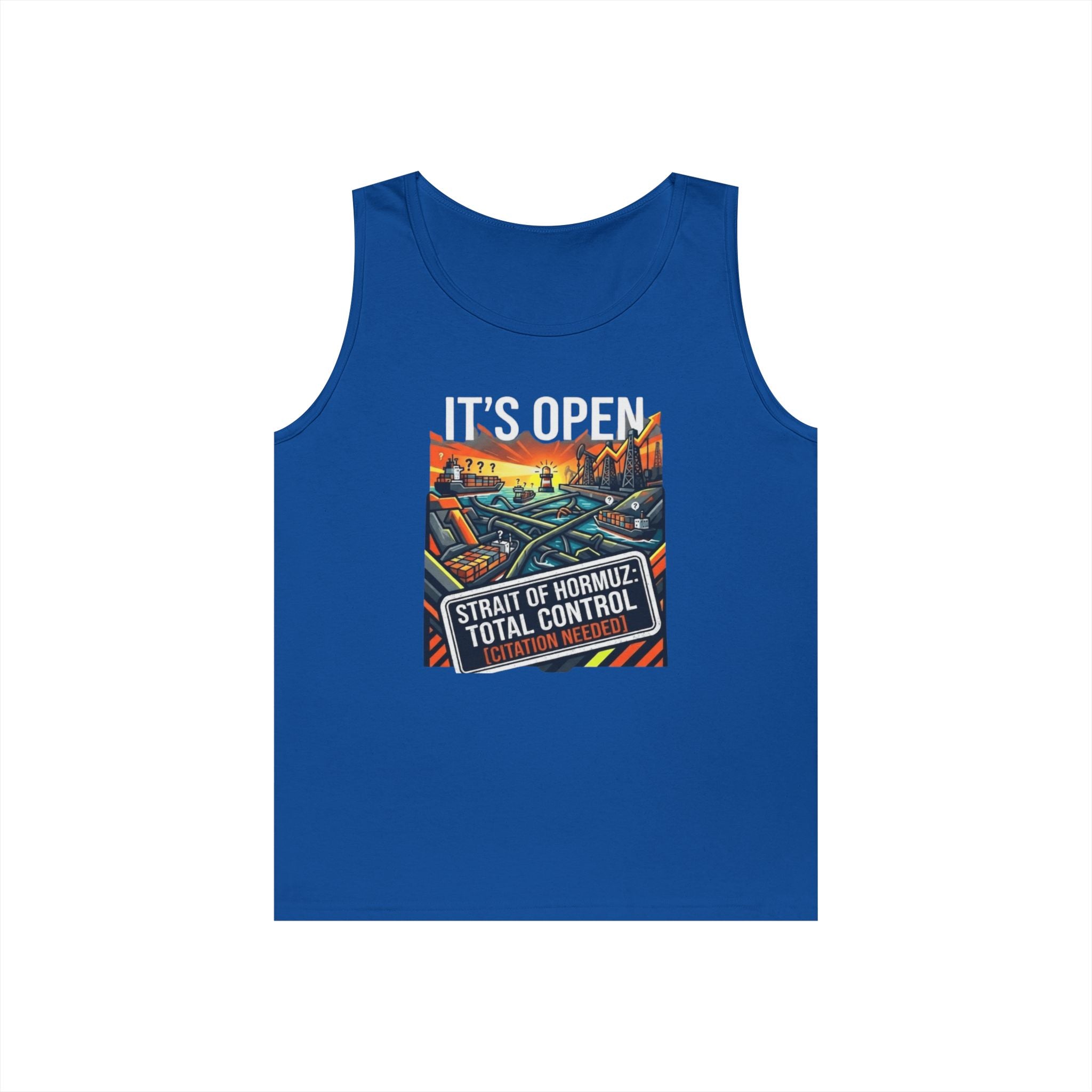 "Straight Of Hormuz is Open" Tank Top