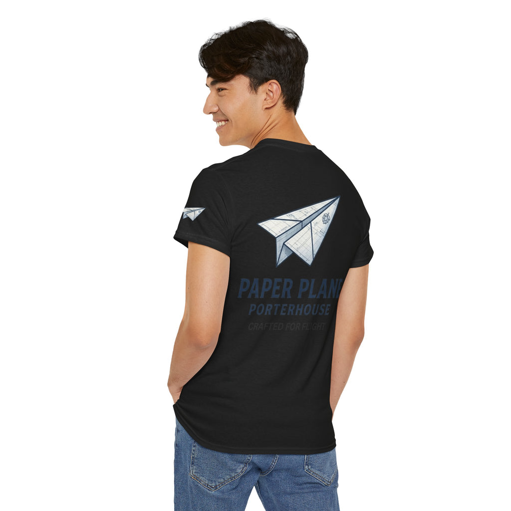 "Paper Plane Porterhouse" Premium Graphic Tee
