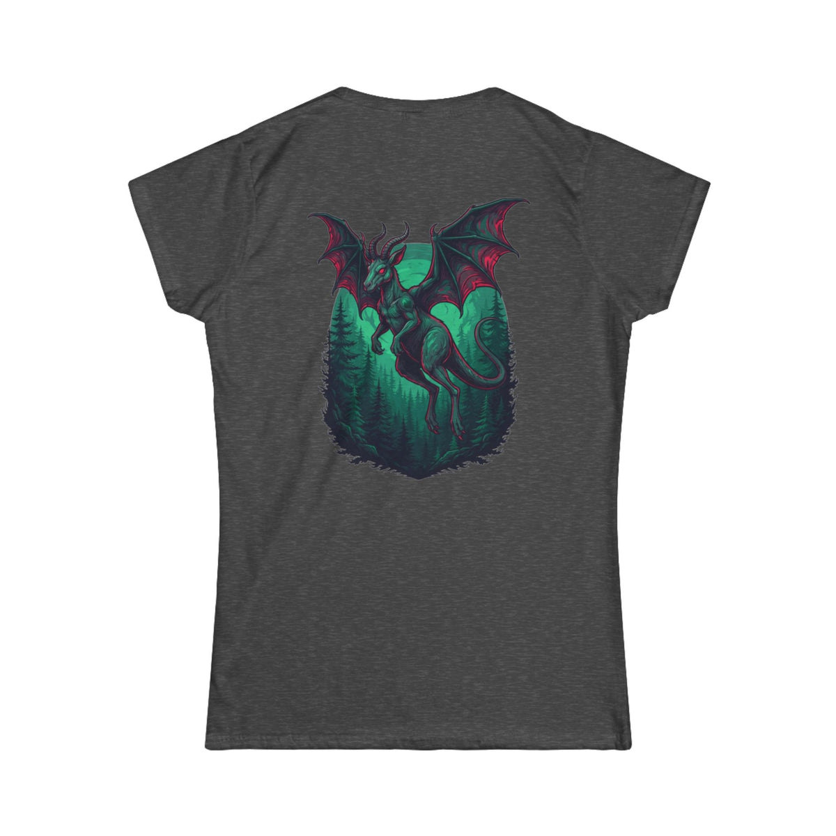 Color: Dark Heather | The Jersey Devil (New Jersey, USA) Women's Tee