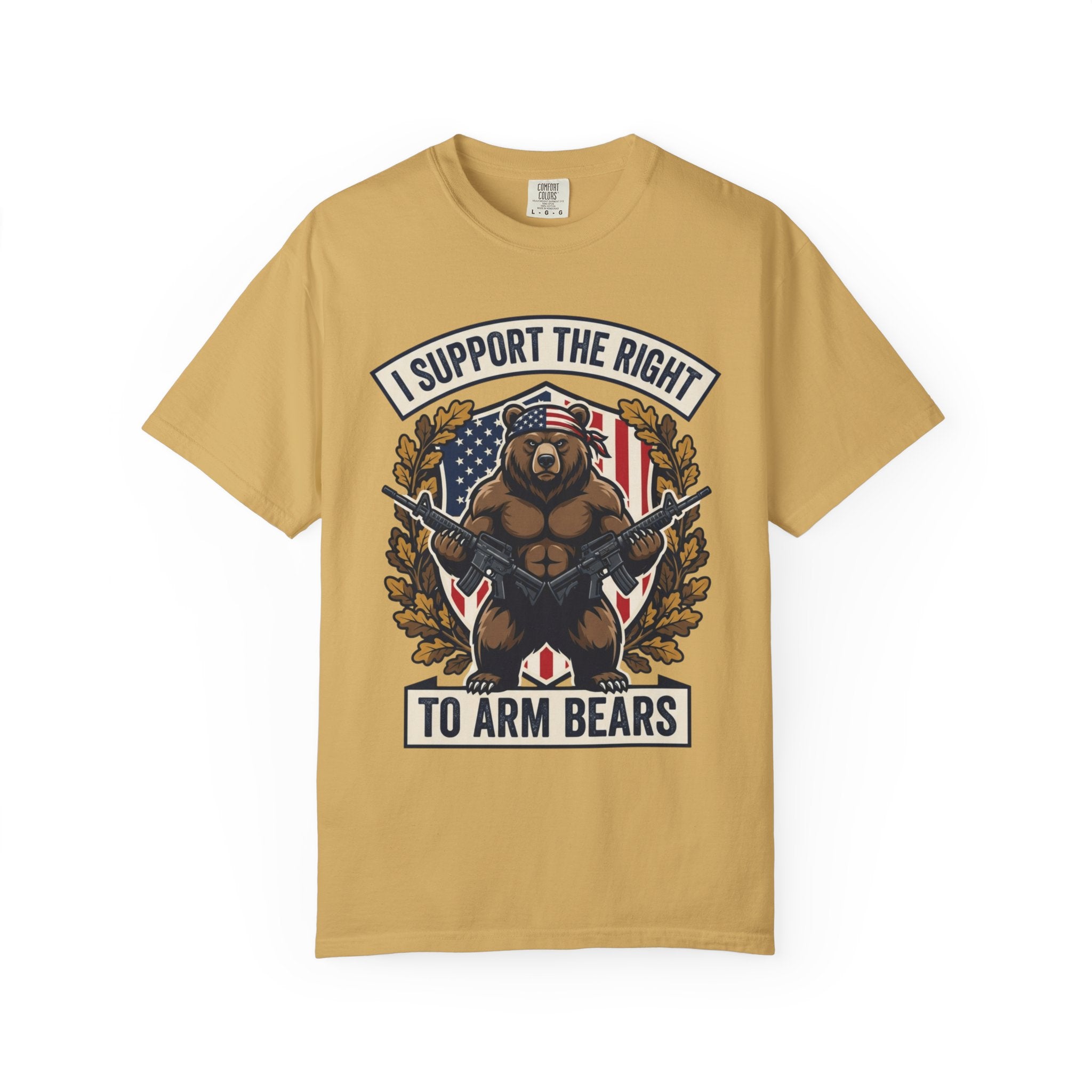 "Right to Arm Bears" Unisex Garment-Dyed Tee