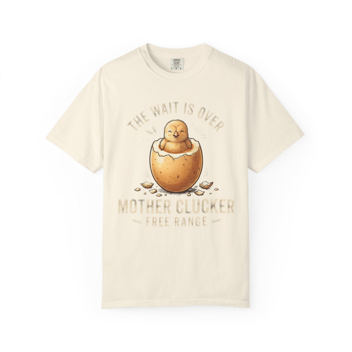 Color: Ivory | The Wait is Over Unisex Garment-Dyed Tee
