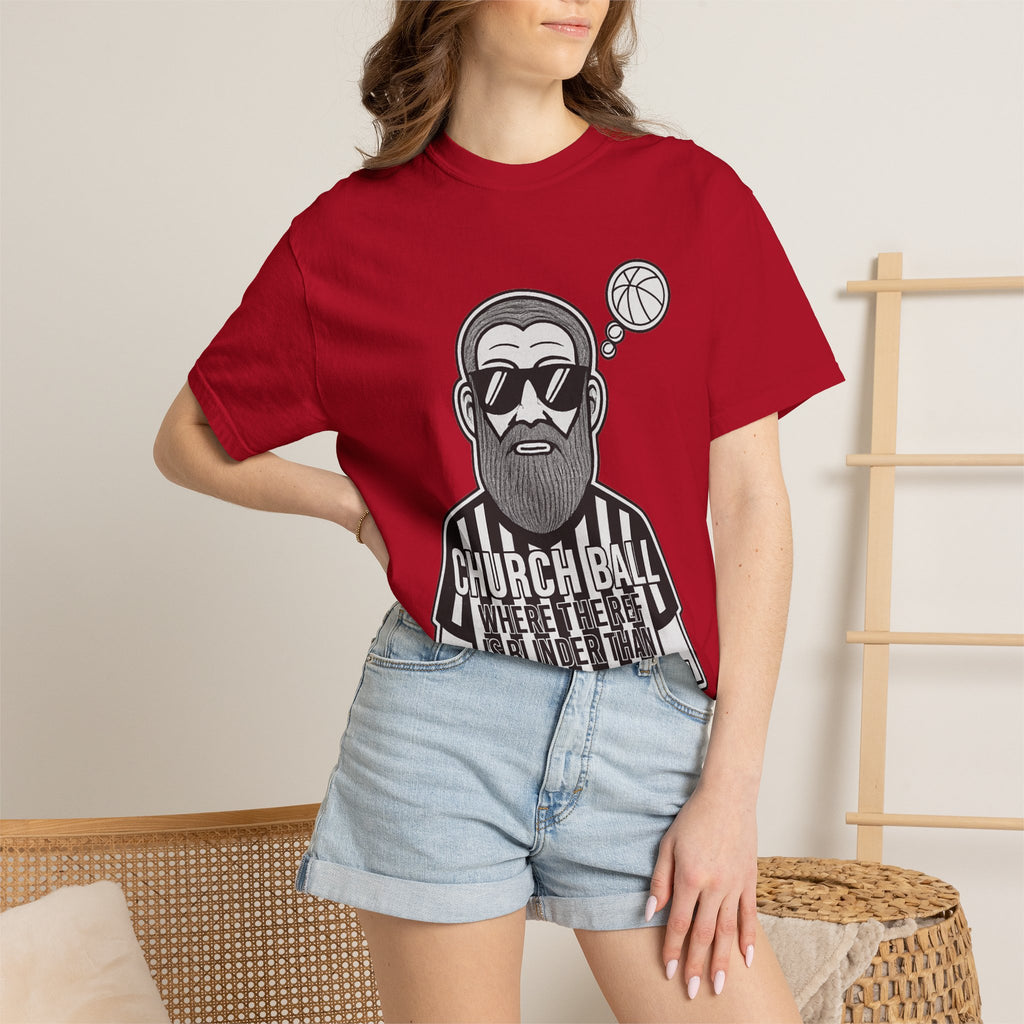 "Church Ball: Blinder Than Methuselah" Unisex Garment-Dyed T-shirt