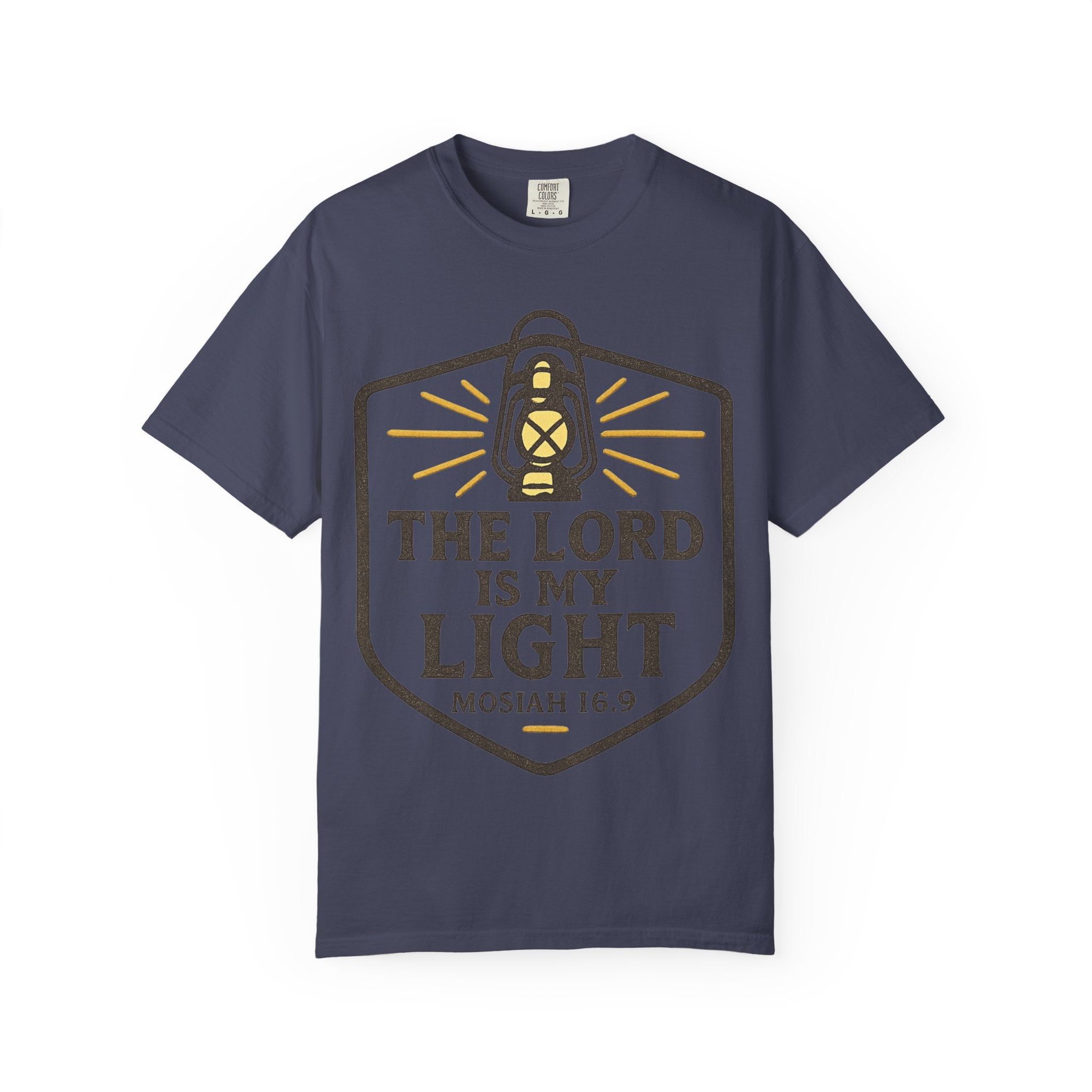 "The Lord is My Light" Unisex Garment-Dyed T-shirt