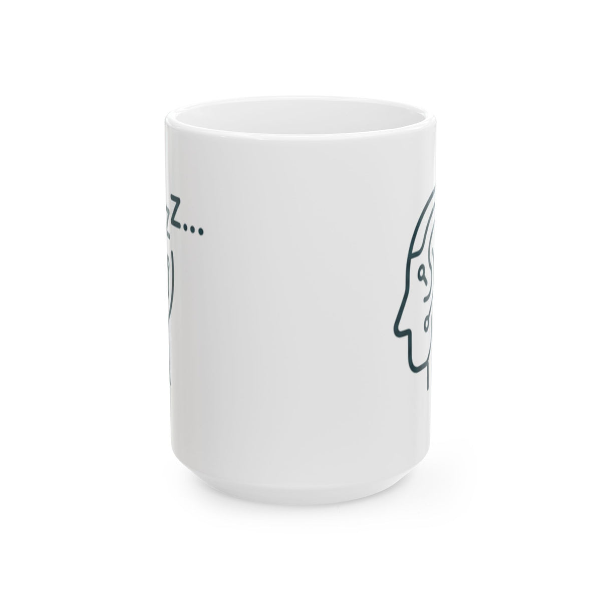 "I Was Listening" White Ceramic Mug — Graphic