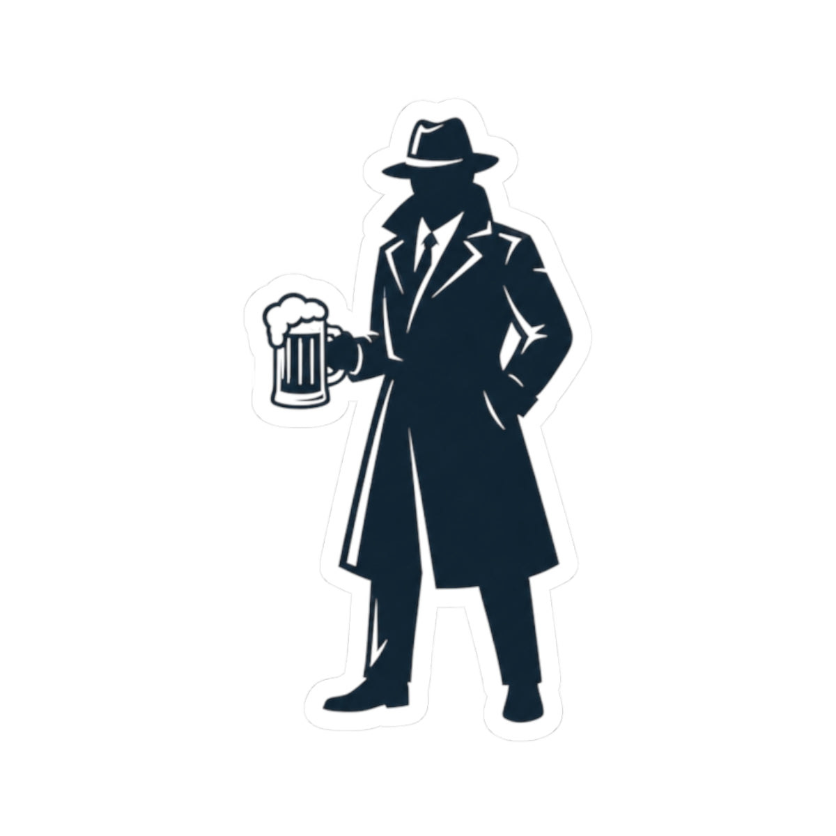 "Double Agent Draughts" Sticker