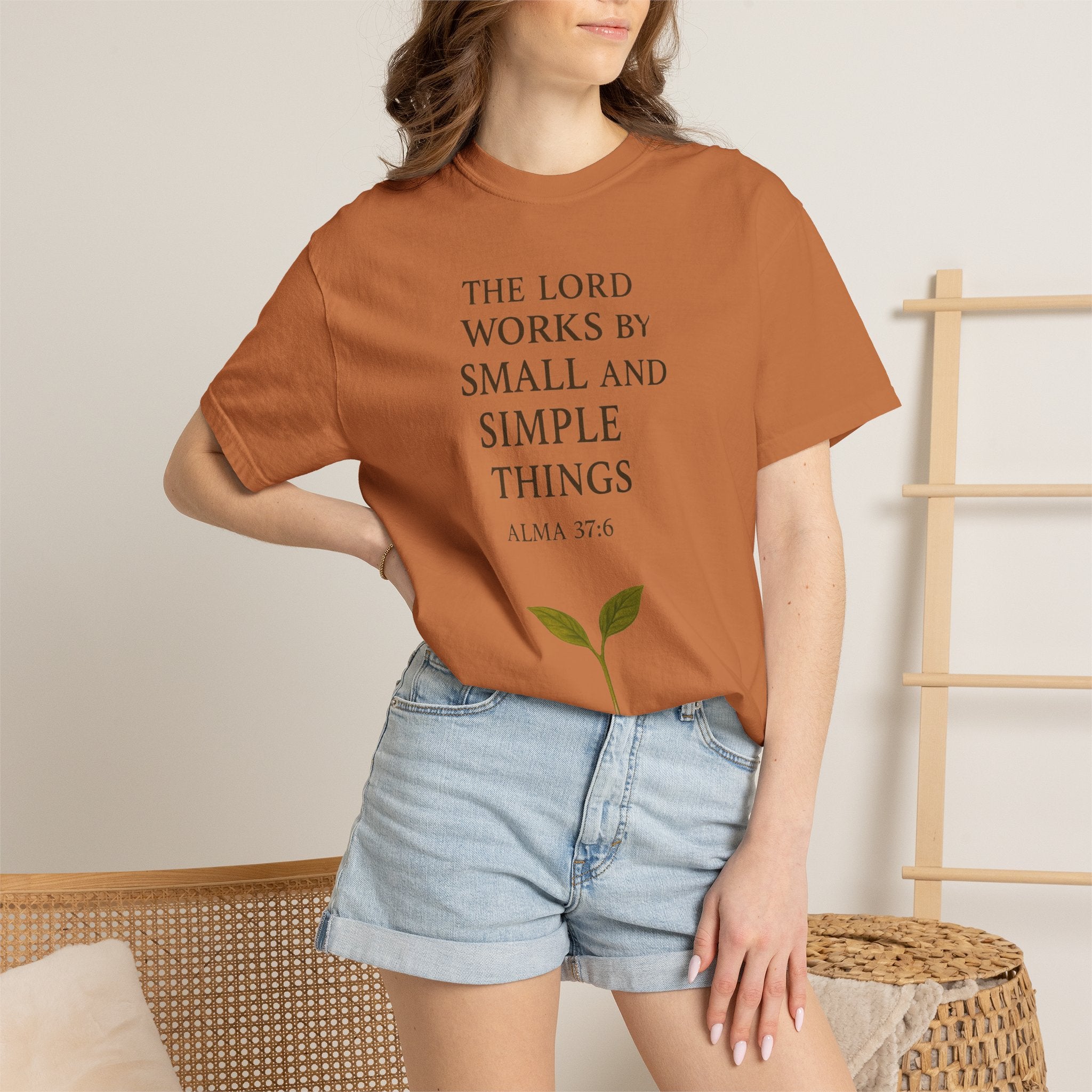 "Small and Simple Things" Unisex Garment-Dyed T-shirt