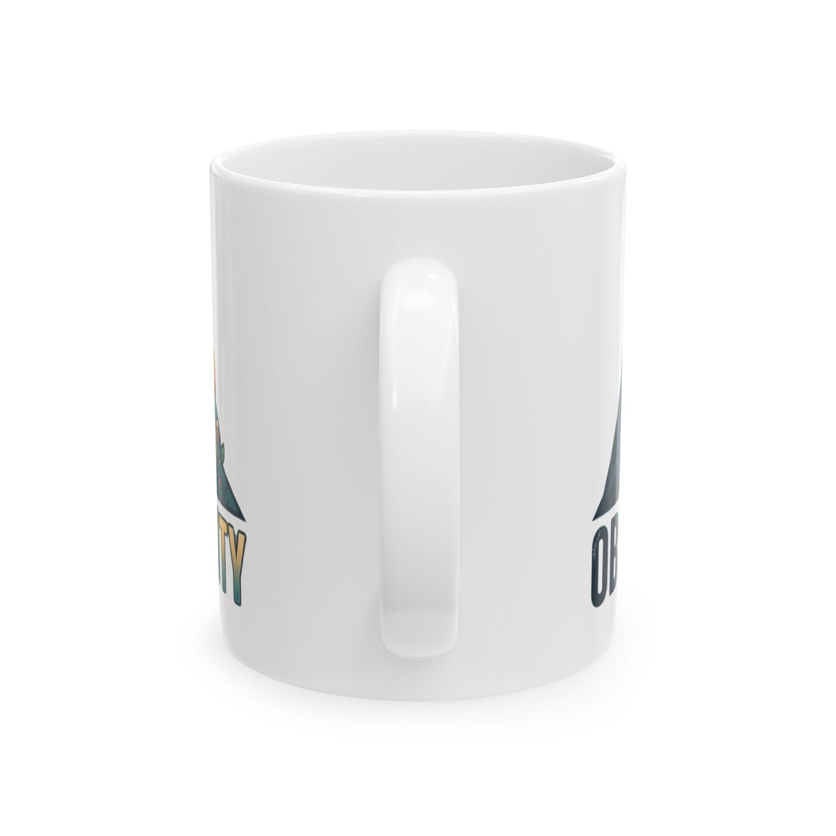 "Obstacle Or An Opportunity" White Ceramic Mug