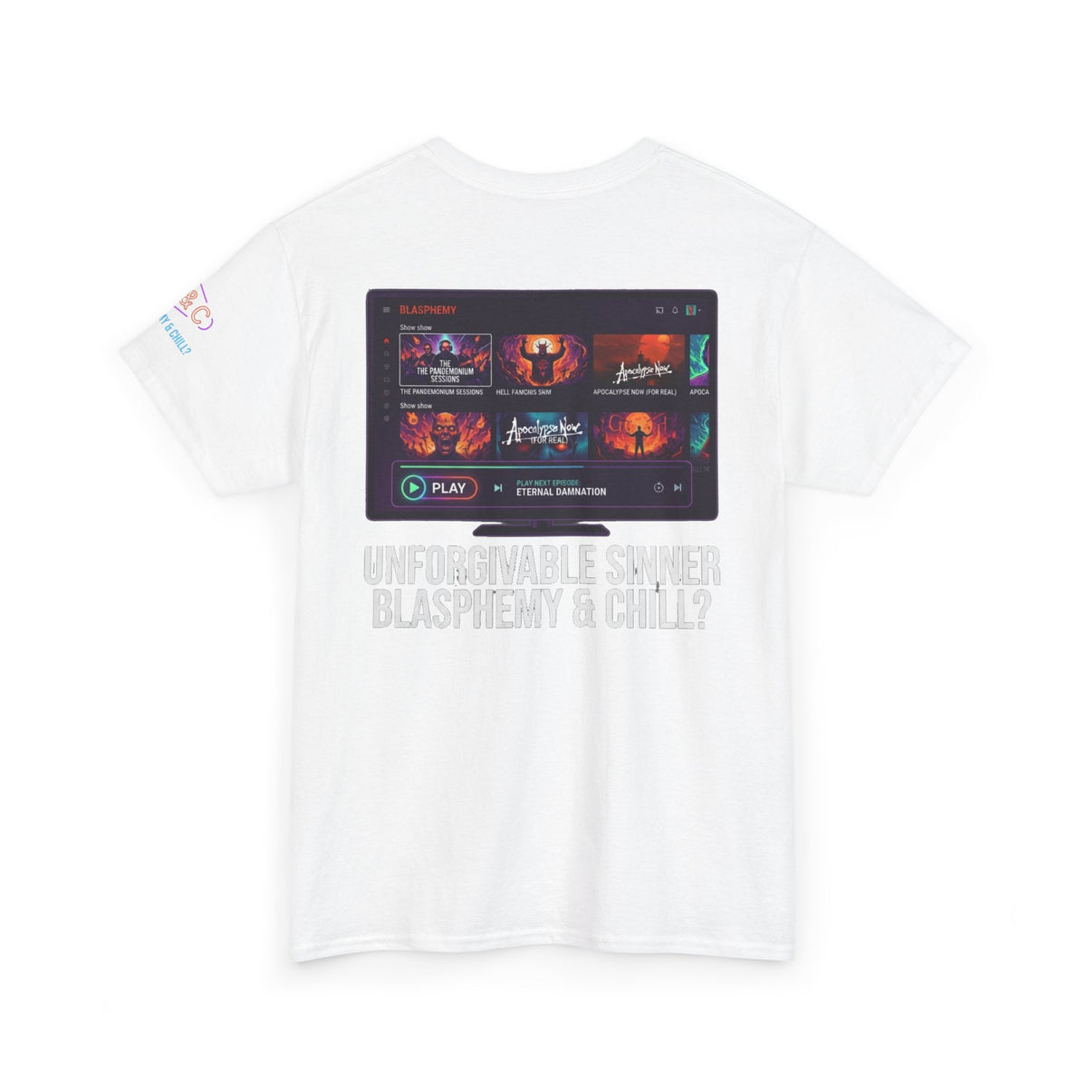 "Good Book Series Blasphemy & Chill" Premium Graphic Tee