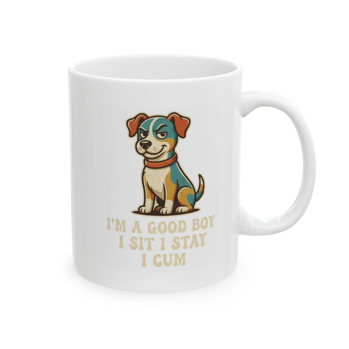 "I'm A Good Boy" White Ceramic Mug