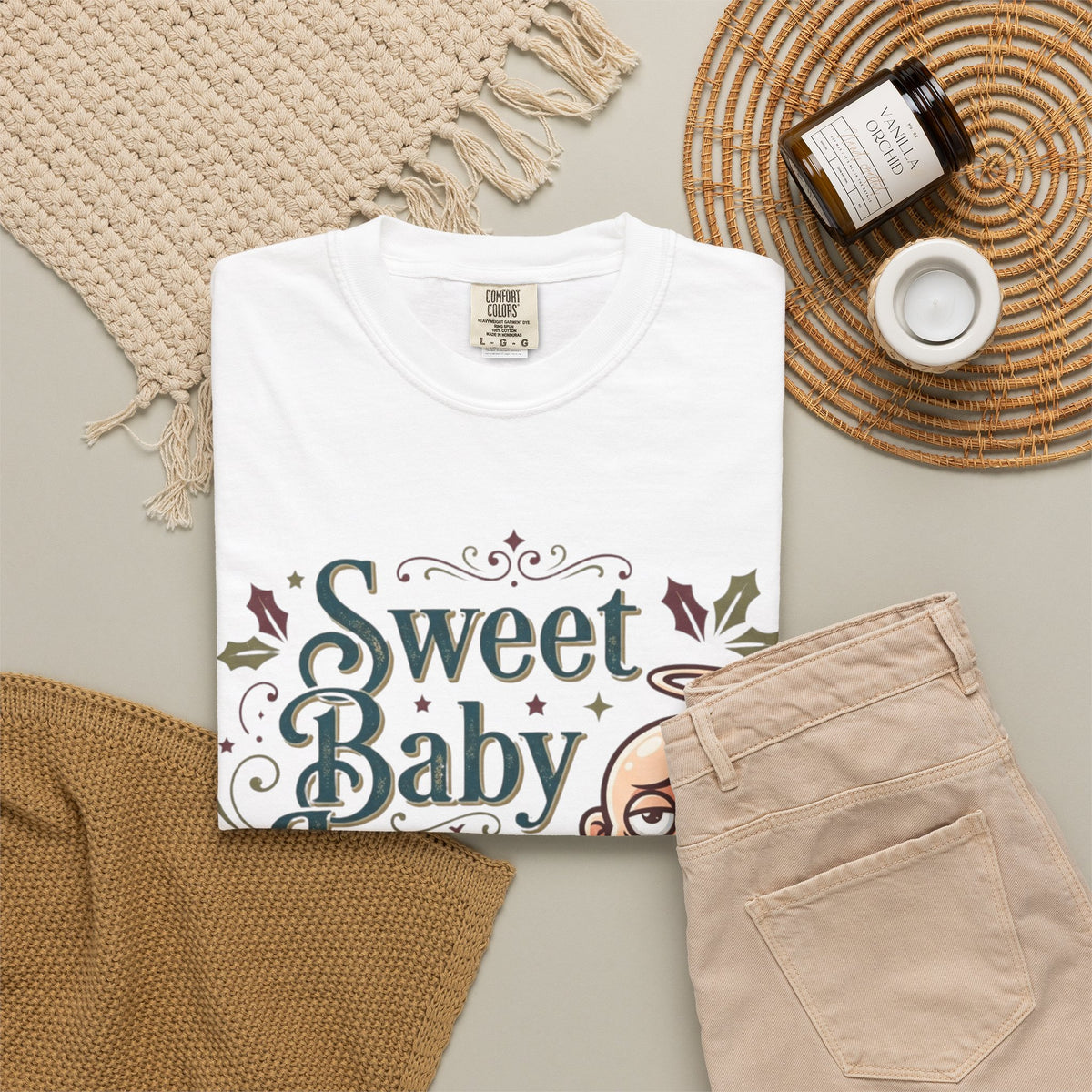 "Sweet Baby Jesus" Unisex Garment-Dyed Tee