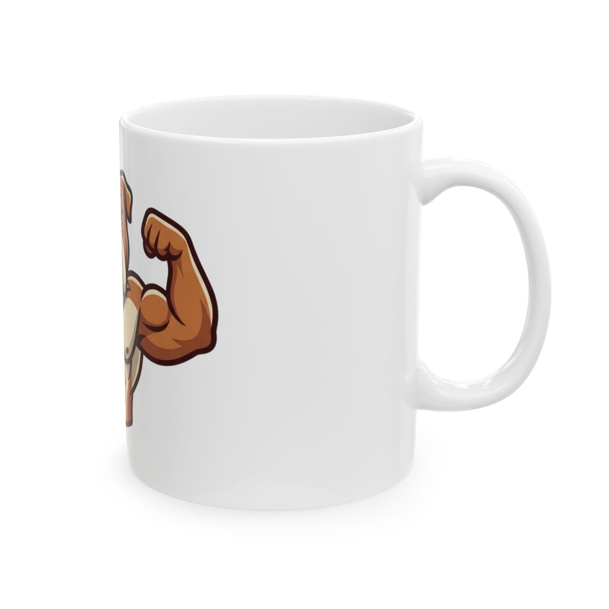 "Bull Credible" White Ceramic Mug — Graphic