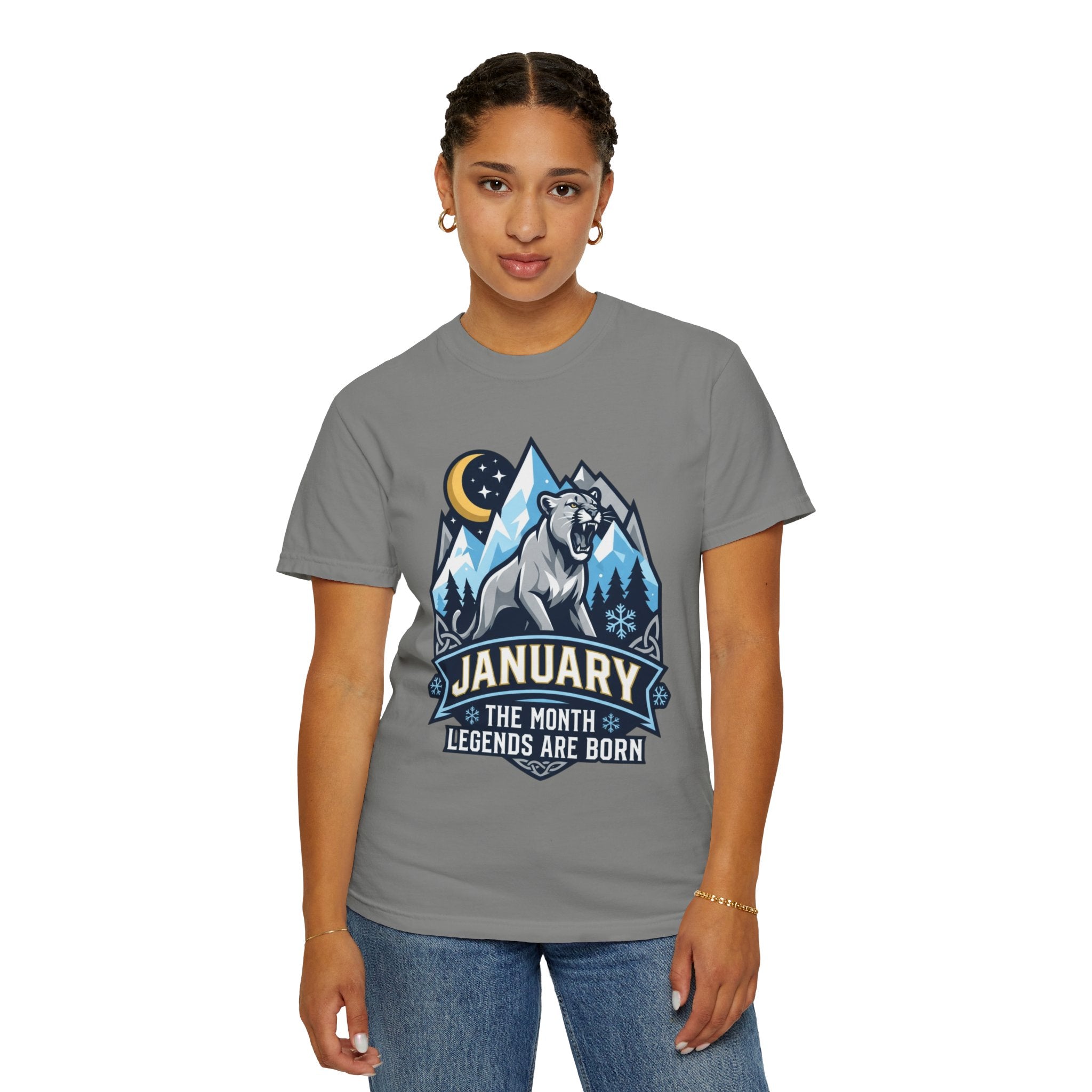 "January Legend" Unisex Garment-Dyed Tee