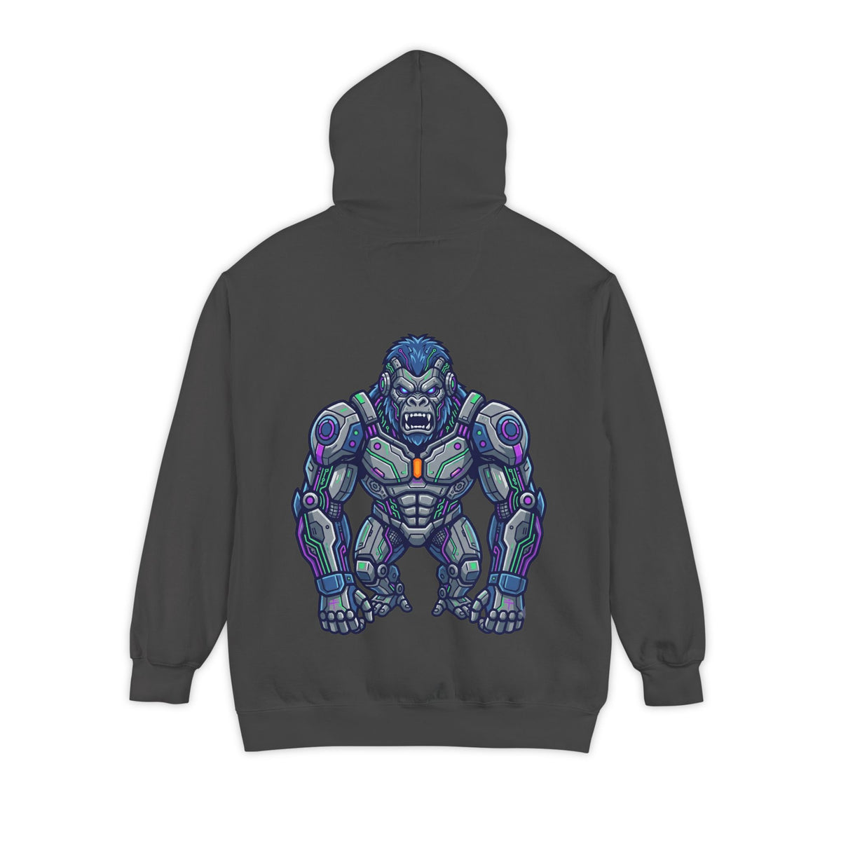Color: Pepper | Cyber Gorilla Garment-Dyed Hoodie
