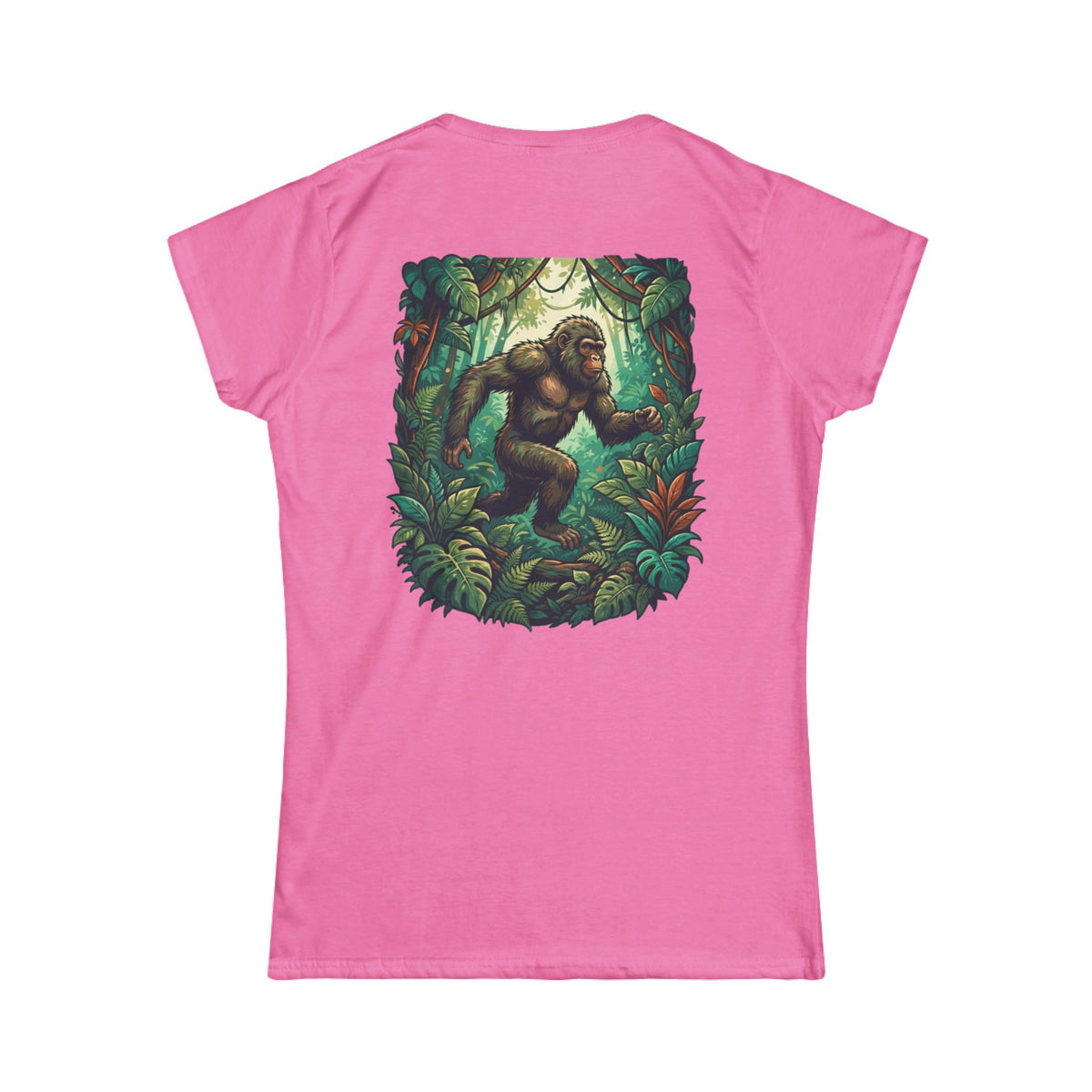 Color: Azalea | The Bukit Timah Monkey Man (Singapore) Women's Tee