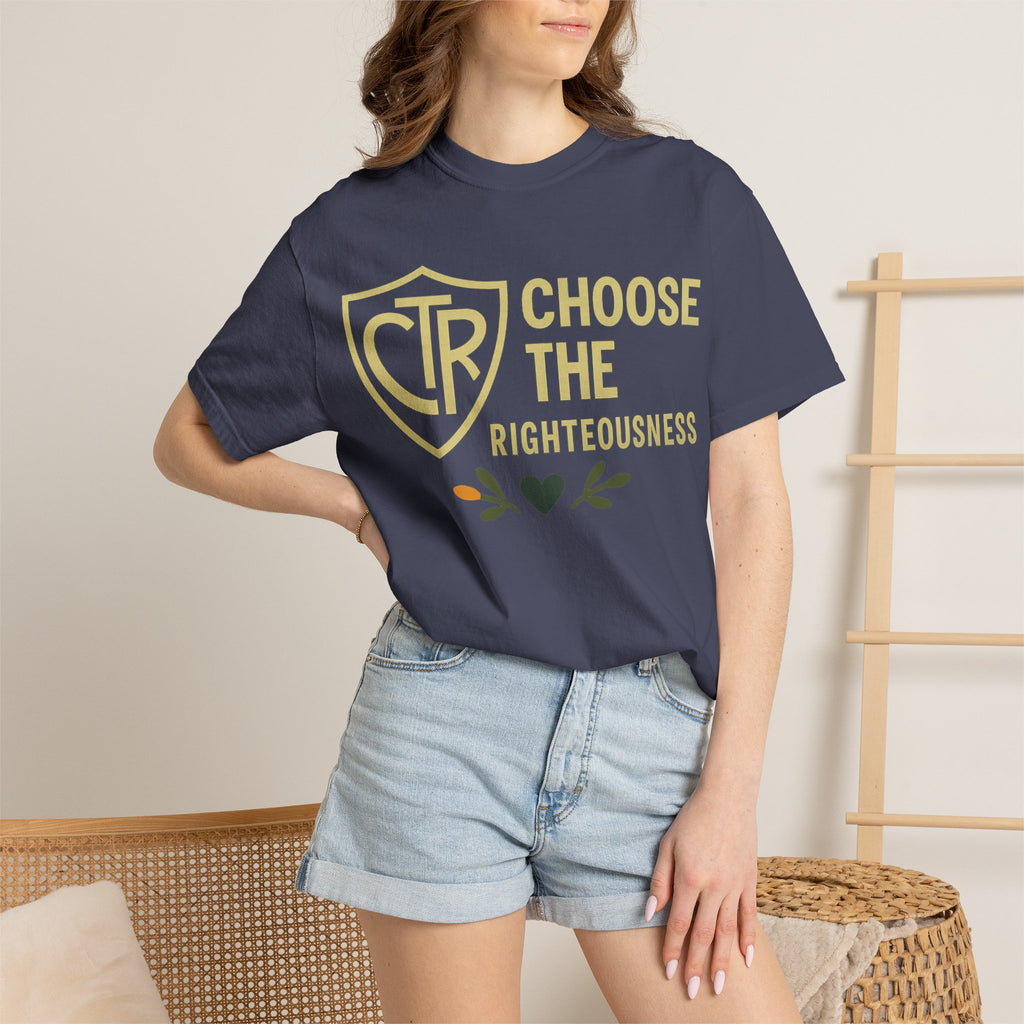 "CTR: Choose the Righteousness" Unisex Garment-Dyed T-shirt