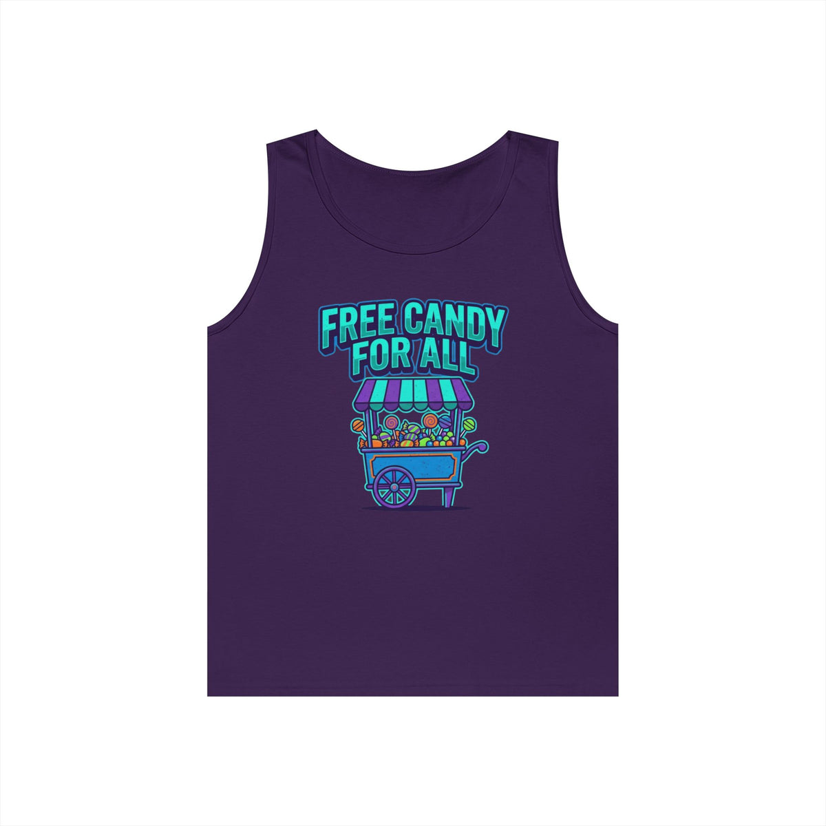 Color: Purple | Free Candy For All Tank Top