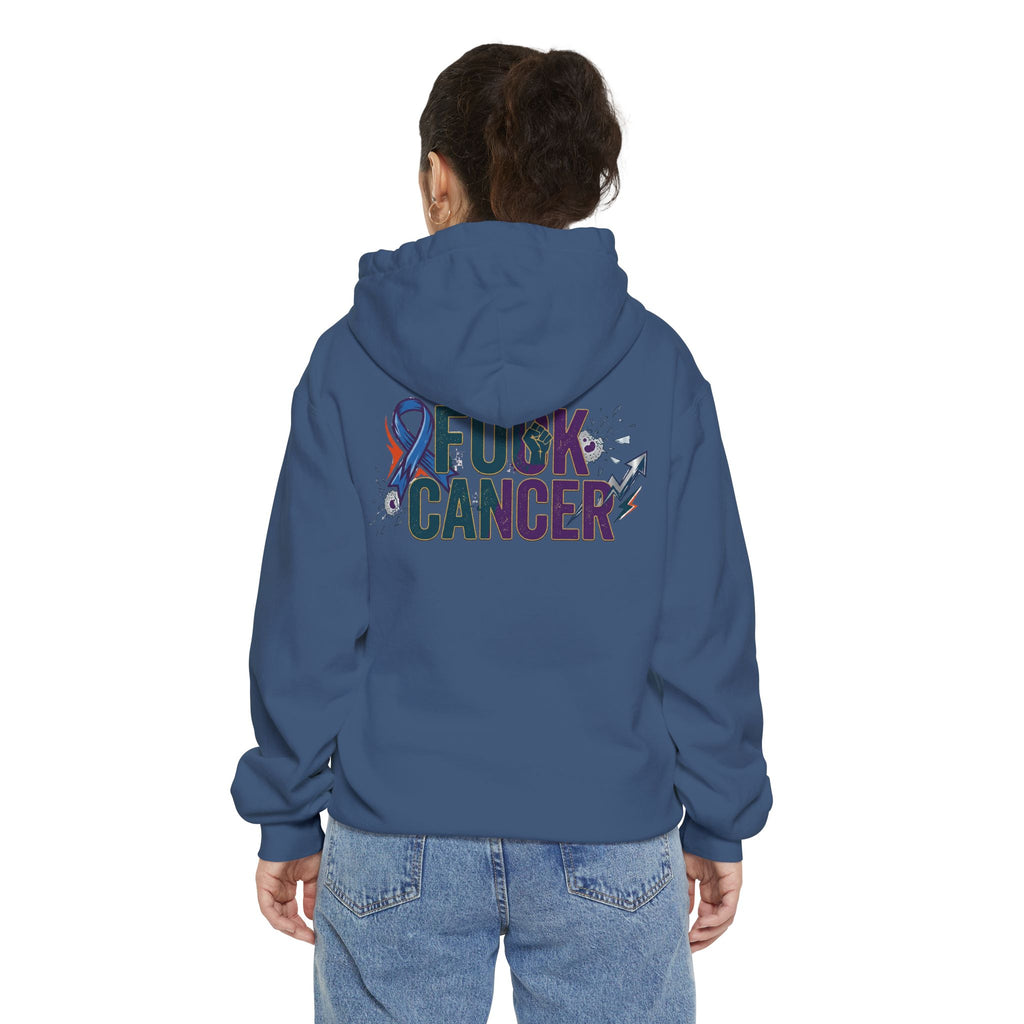 "Fuck Cancer" Garment-Dyed Hoodie