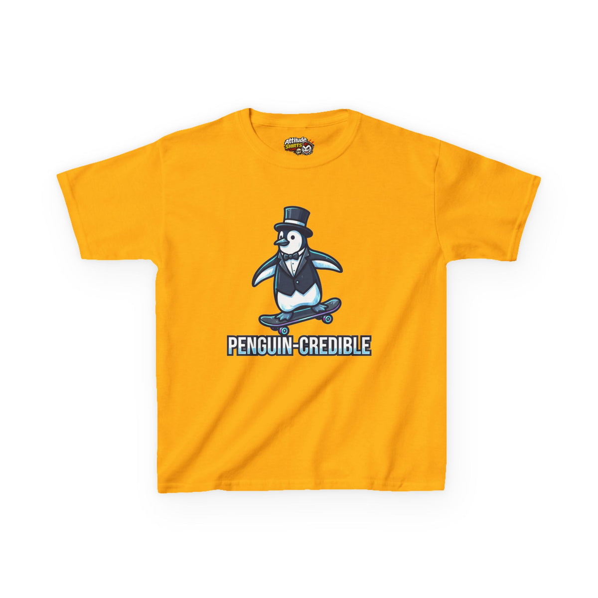"Penguin Credible" Kids Tee