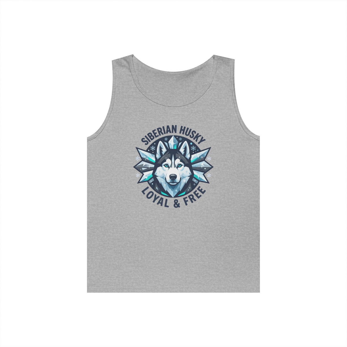 "Siberian Husky Loyal & Free" Tank Top