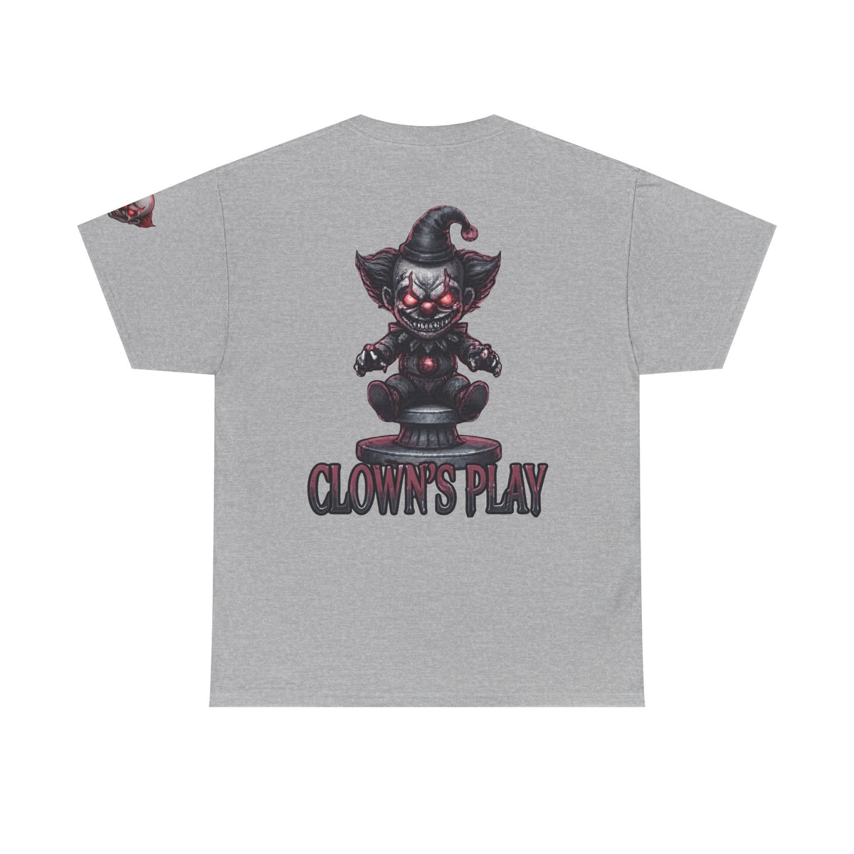Color: Sport Grey | Clown Play Premium Graphic Tee