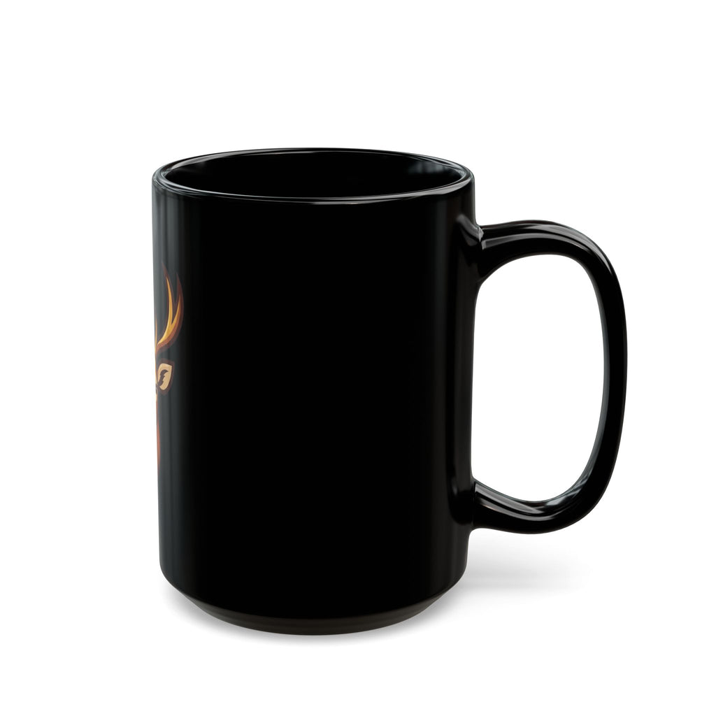 "August Legend" Black Ceramic Mug — Graphic