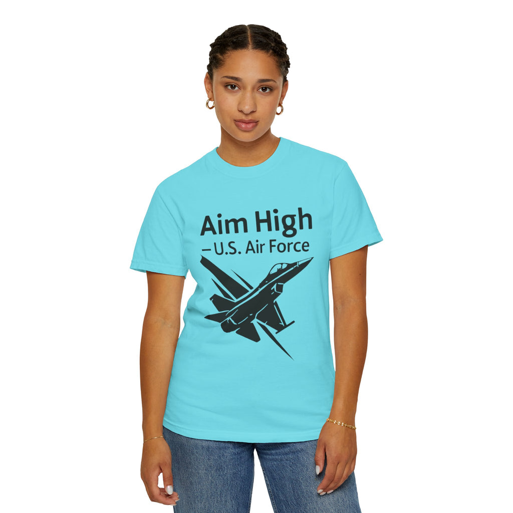 "Aim High" Unisex Garment-Dyed T-shirt