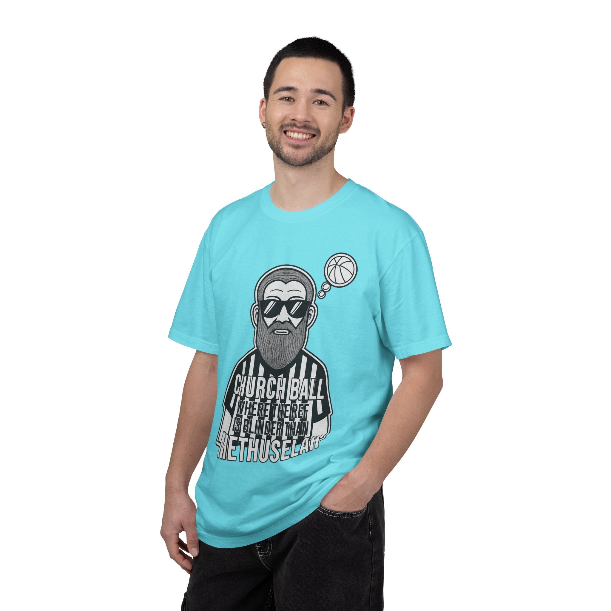 "Church Ball Methuselah" Unisex Garment-Dyed T-shirt