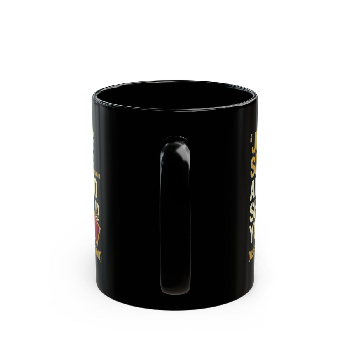 "Good Book Series Jesus Saves and So Should You" Black Ceramic Mug