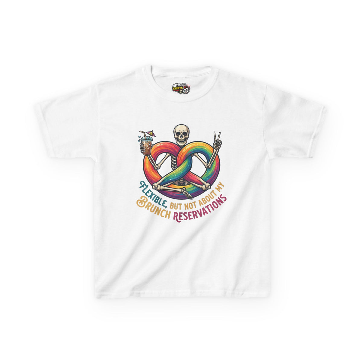 "Flexible But Not About Brunch" Kids Tee