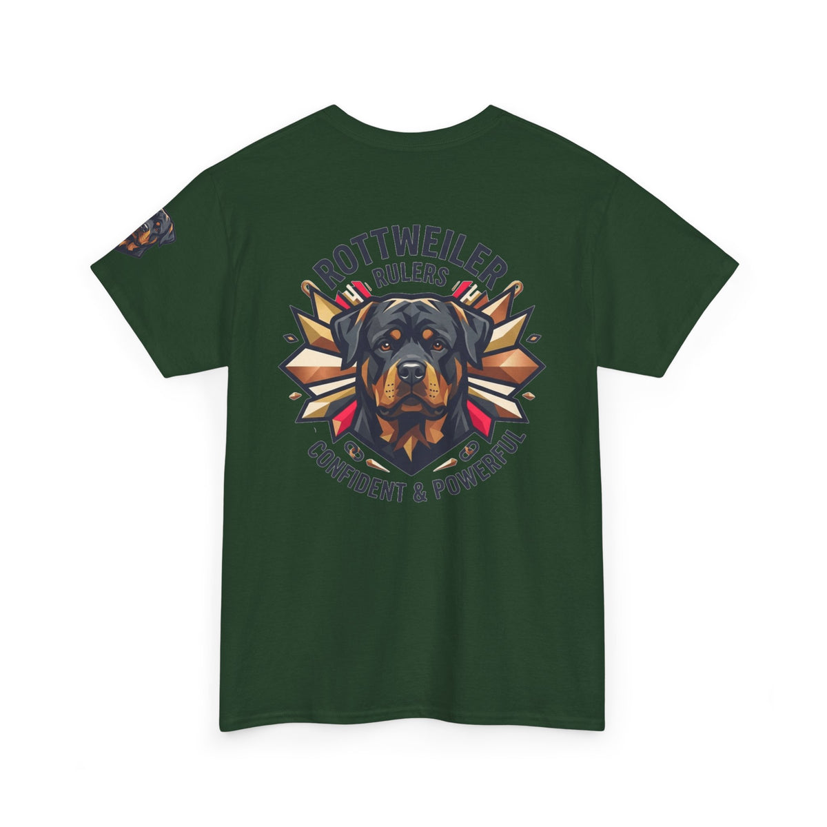 "Rottweiler Rulers Confident Powerful" Premium Graphic Tee